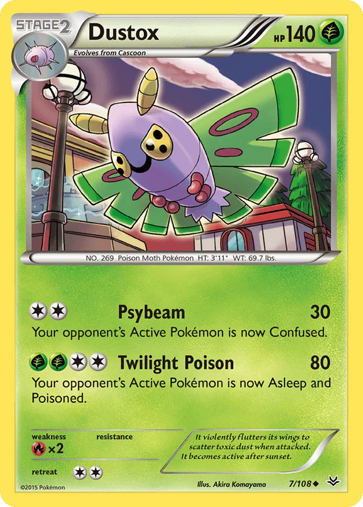 Dustox (7/108) [XY: Roaring Skies] - for just $0.10! 