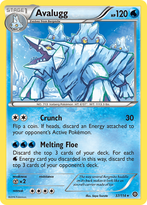 Avalugg (37/114) [XY: Steam Siege] - for just $0.15! 