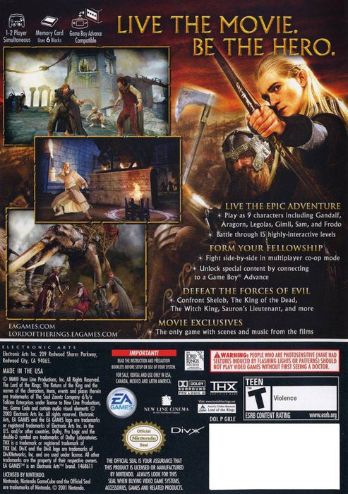 The Lord of the Rings: The Return of the King – GameCube (GC) - for just $19.99! 