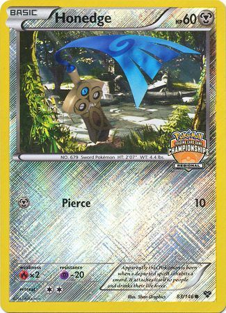 Honedge (83/146) (Regional Championship Promo) [XY: Base Set] - Just $1.05! Shop now at Retro Gaming of Denver