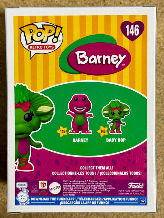Funko Pop! Retro Toys Baby Bop The Triceratops #146 Barney & Friends 2025 - for just $13! 