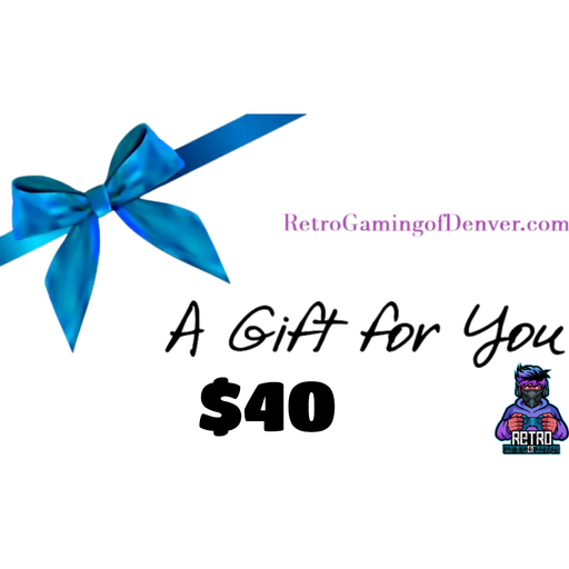 Retro Gaming of Denver Digital Gift Cards - Just $40! Shop at the Best Retro Game Store Retro Gaming of Denver
