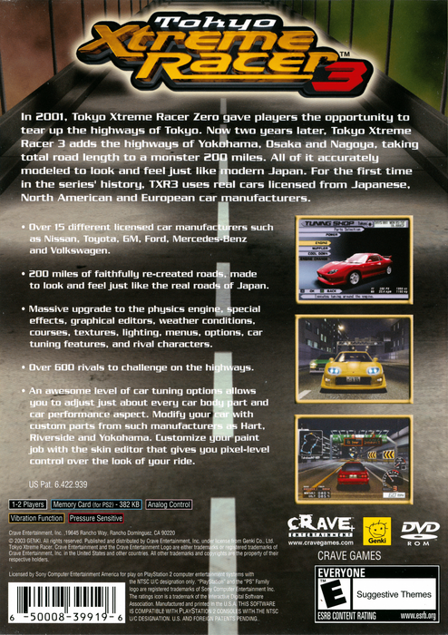 Tokyo Xtreme Racer 3 – PlayStation 2 (PS2) - for just $15.99! 