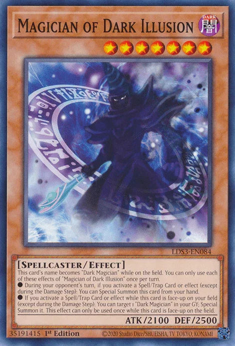 Magician of Dark Illusion [LDS3-EN084] Common - for just $0.10! 