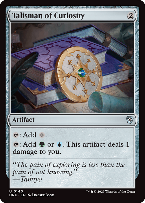 Talisman of Curiosity (DRC-140) - Commander: Aetherdrift - for just $0.12! 