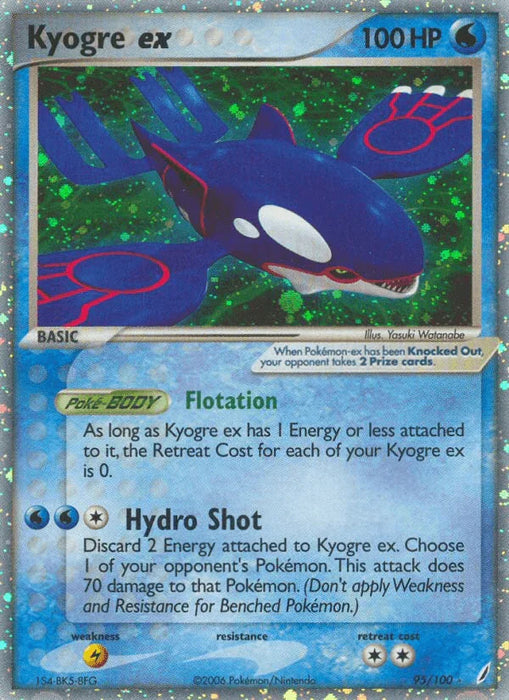 Kyogre ex (95/100) [EX: Crystal Guardians] - for just $74.45! 