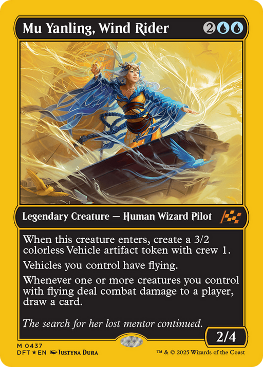 Mu Yanling, Wind Rider (DFT-437) - Aetherdrift Foil - for just $0.82! 