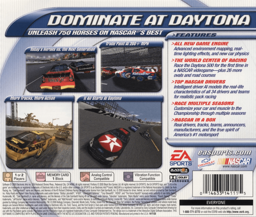 NASCAR 2001 – PlayStation 1 (PS1) - for just $0! 