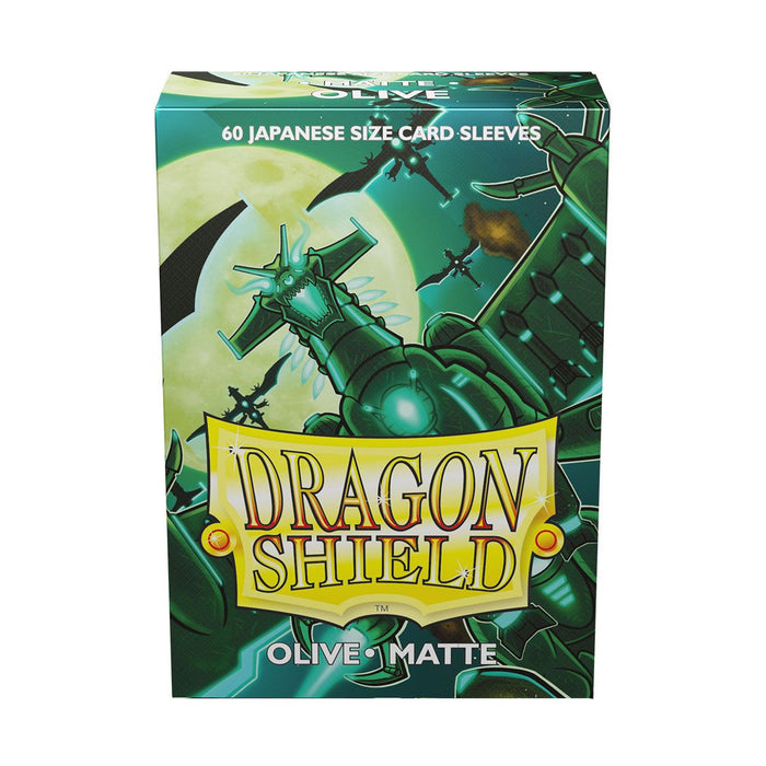 Dragon Shield: Japanese Size 60ct Sleeves - Olive (Matte) - Just $0! Shop now at Retro Gaming of Denver