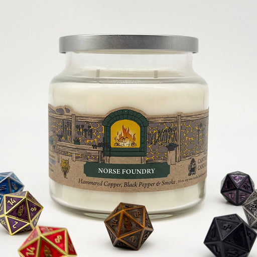 Cantrip Candles - Norse Foundry (16 oz Glass Candle) - for just $49.99! 