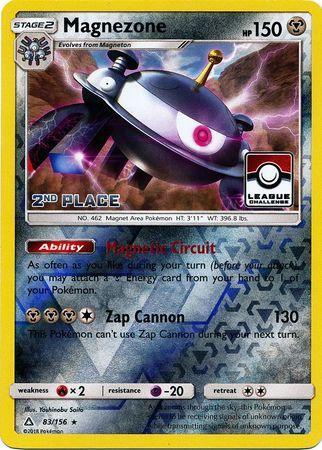 Magnezone (83/156) (League Promo 2nd Place) [Sun & Moon: Ultra Prism] - for just $3! 
