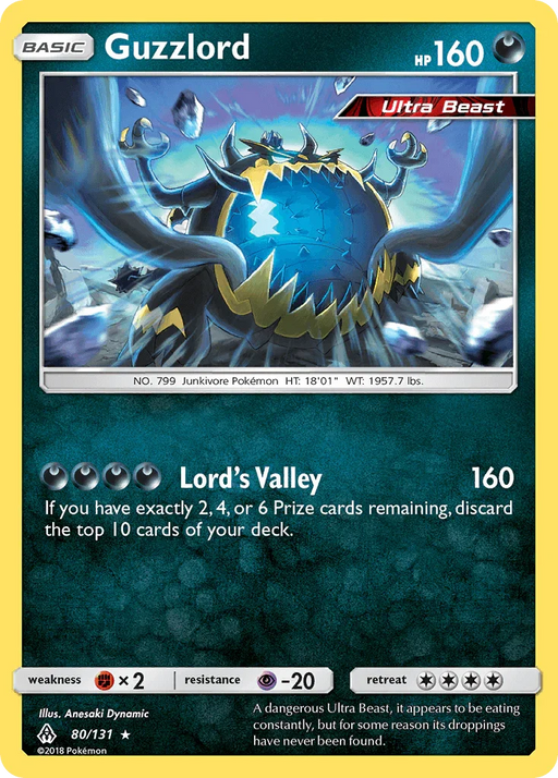 Guzzlord (80/131) [Sun & Moon: Forbidden Light] - for just $1.25! 