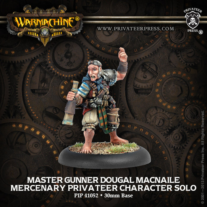 Warmachine: Mercenaries Master Gunner Dougal Macnaile - for just $9.99! 