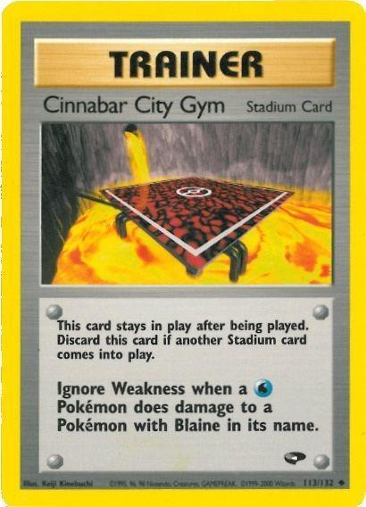 Cinnabar City Gym (113/132) [Gym Challenge Unlimited] - for just $0.40! 