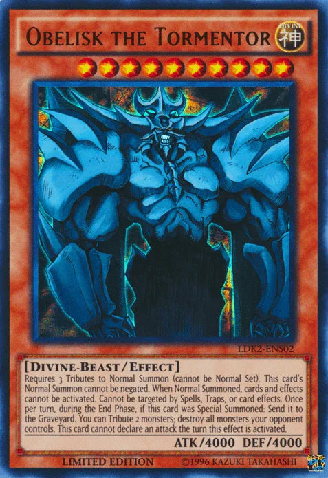 Obelisk the Tormentor [LDK2-ENS02] Ultra Rare - for just $0.35! 