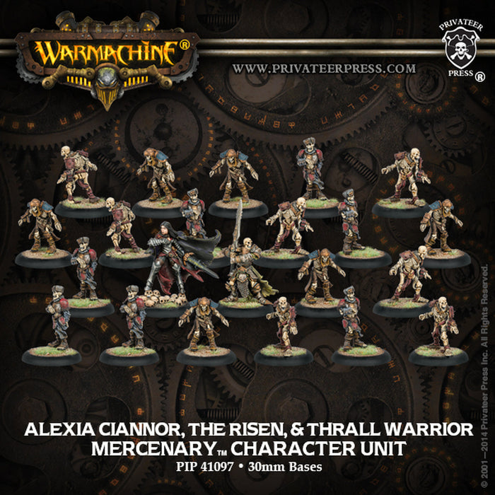 Warmachine: Mercenaries Alexia Ciannor, The Risen & Thrall Warrior - for just $64.99! 