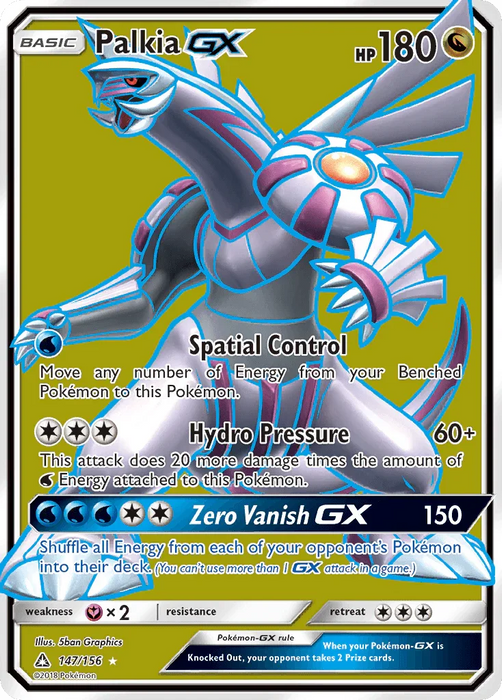Palkia GX (147/156) [Sun & Moon: Ultra Prism] - for just $9.25! 