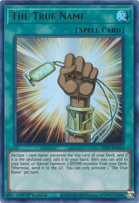 The True Name [LED7-EN014] Ultra Rare - for just $0.15! 