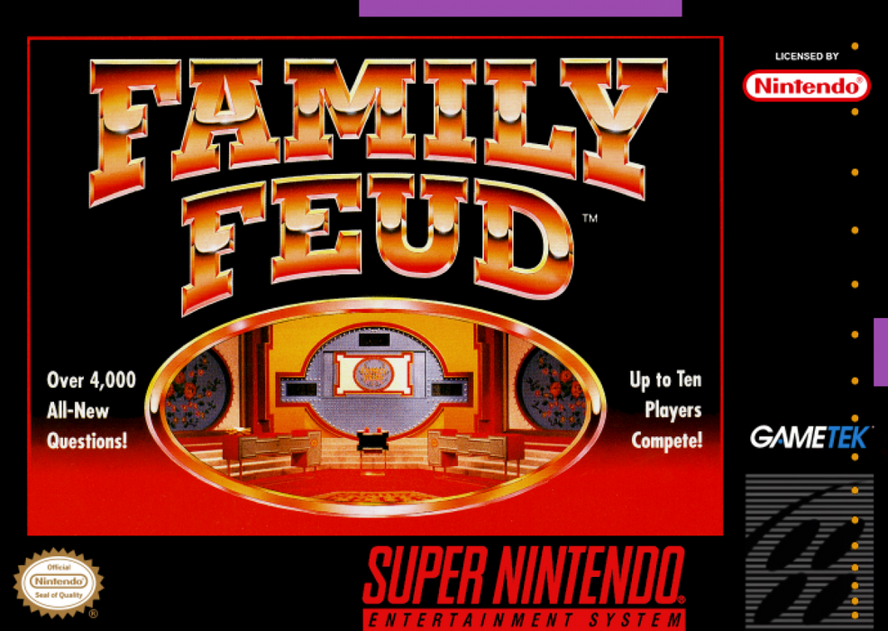 Family Feud – Super Nintendo Entertainment System (SNES) - for just $6.99! 