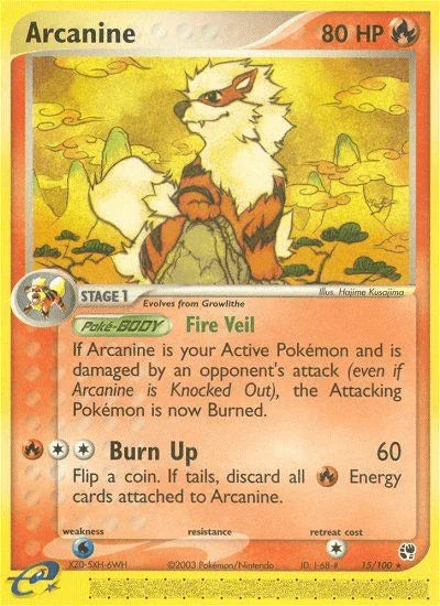 Arcanine (15/100) [EX: Sandstorm] - for just $4.35! 