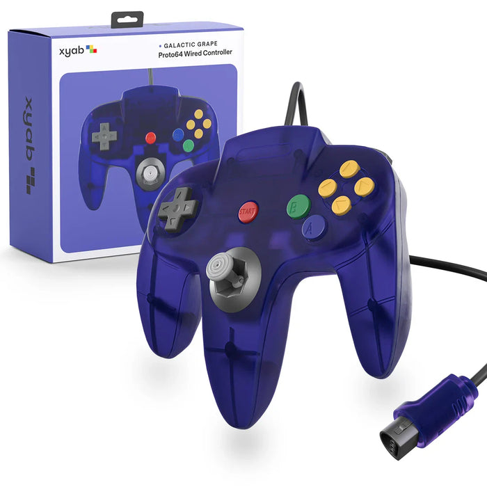 PROTO64 Wired Controller for Nintendo 64 (N64) [Galactic Grape] – Nintendo 64 Accessory (N64) - for just $19.99! 