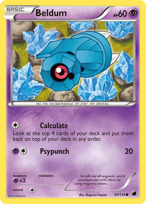 Beldum (50/116) [Black & White: Plasma Freeze] - for just $0.15! 