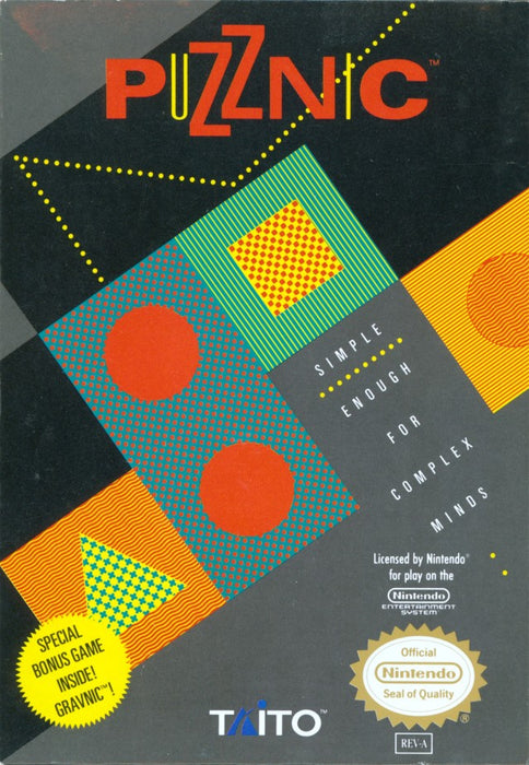 Puzznic (Nintendo NES) - for just $0! 
