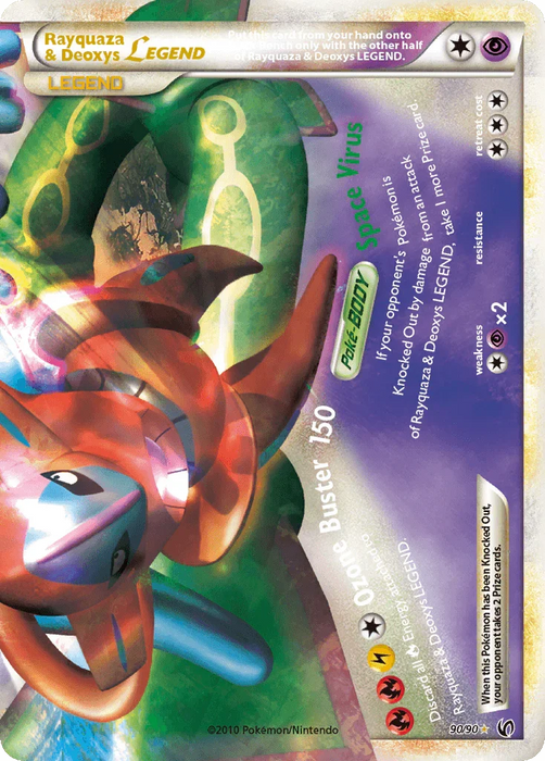 Rayquaza & Deoxys LEGEND (90/90) [HeartGold & SoulSilver: Undaunted] - for just $105.75! 