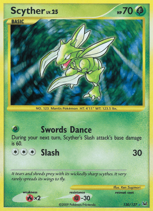 Scyther (130/127) [Platinum: Base Set] - for just $7.75! 