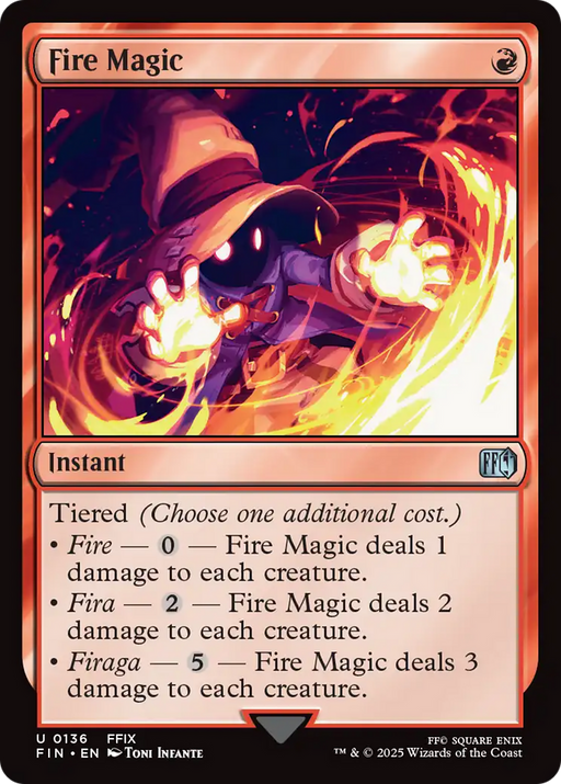 Fire Magic (FIN-136) - FINAL FANTASY - for just $0.23! 