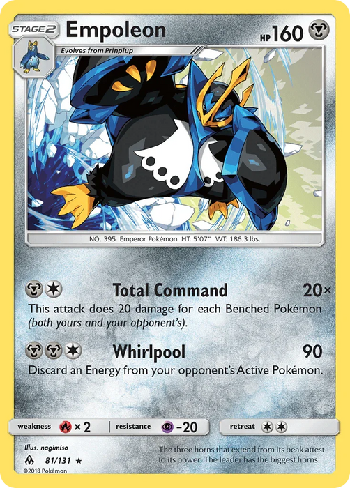 Empoleon (81/131) [Sun & Moon: Forbidden Light] - for just $0.35! 
