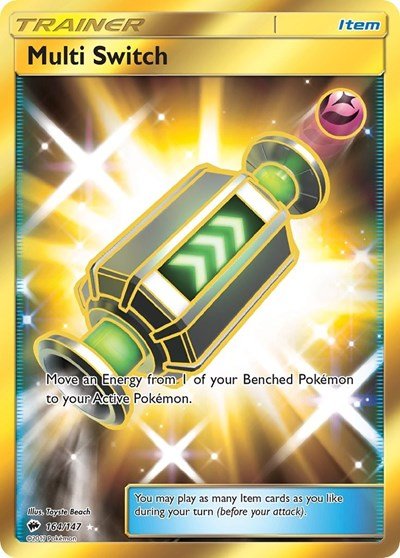 Multi Switch (Secret) (SM - Burning Shadows) Near Mint Holofoil - for just $3.05! 