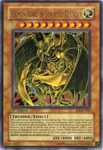 Hamon, Lord of Striking Thunder [SOI-EN002] Ultra Rare - for just $3.45! 