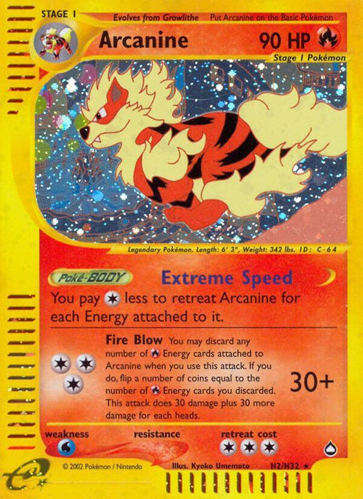 Arcanine (H2/H32) [Aquapolis] - for just $189.85! 