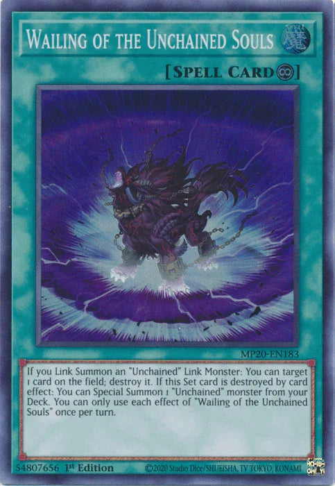 Wailing of the Unchained Souls [MP20-EN183] Super Rare - for just $0.10! 