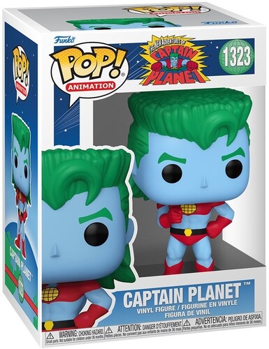 New Adventures of Captain Planet- Captain Planet #1323 - Funko Pop! Vinyl Figure (Cartoon) - for just $15! 