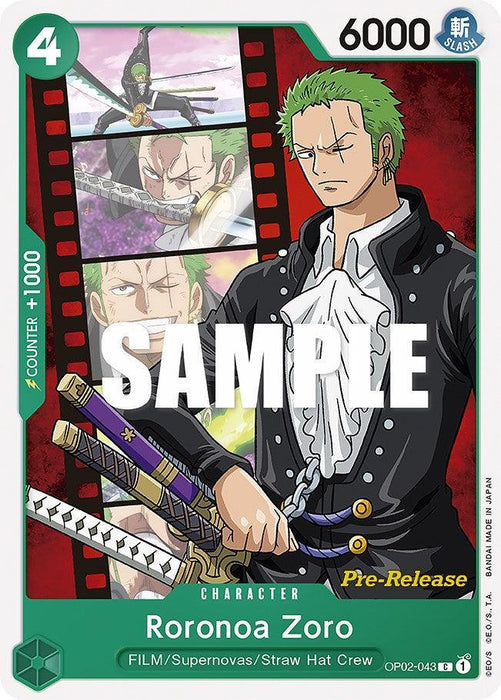 Roronoa Zoro [Paramount War Pre-Release Cards] - for just $10.90! 