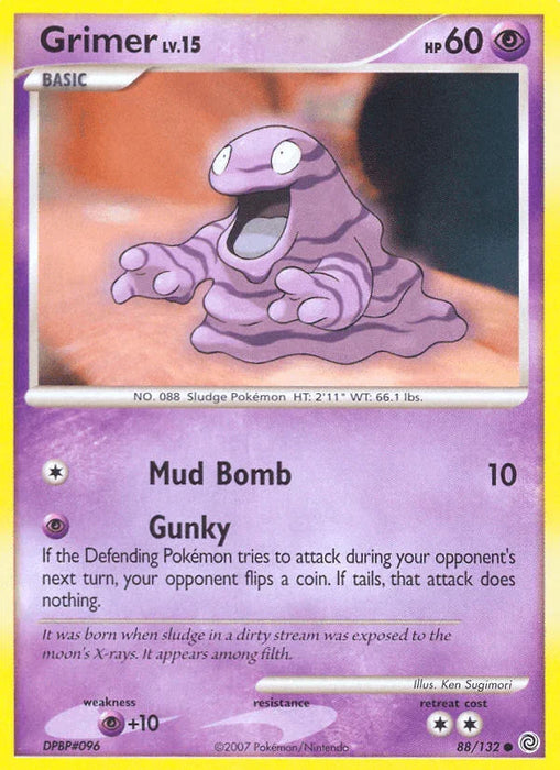 Grimer (88/132) [Diamond & Pearl: Secret Wonders] - for just $0.10! 