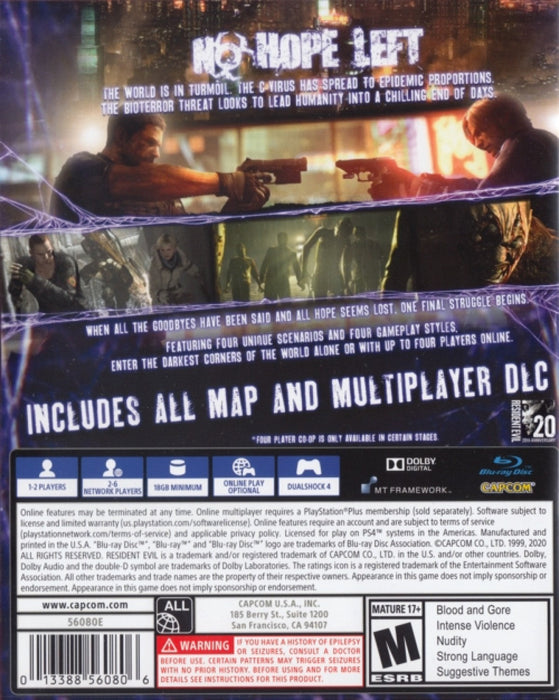 Resident Evil 6 – PlayStation 4 (PS4) - for just $19.99! 