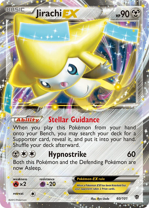 Jirachi EX (60/101) [Black & White: Plasma Blast] - for just $7.50! 