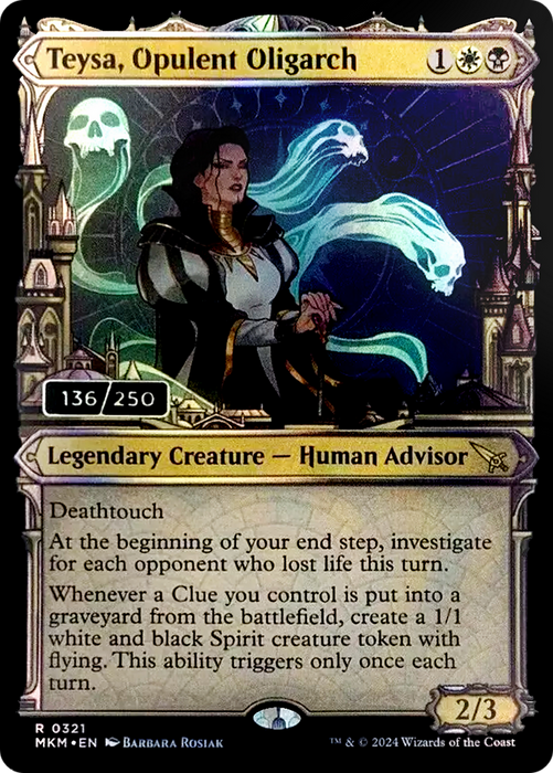 Teysa, Opulent Oligarch (MKM-321) - Murders at Karlov Manor Foil - for just $237! 
