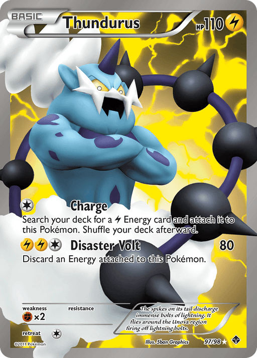 Thundurus (97/98) [Black & White: Emerging Powers] - for just $10.80! 