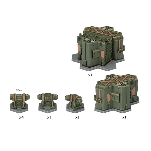 Battlefield in a Box: HexTech - Dropbase Delta Command Centre - for just $35! 
