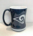 Los Angeles Rams Throwback Logo Relief Coffee Mug - for just $19.99! 