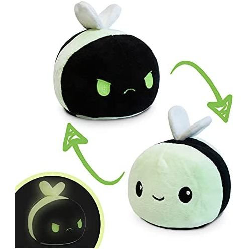 TeeTurtle Reversible Bee: Black/Glow (Mini) - Premium Toys and Collectible - Just $16.99! Shop now at Retro Gaming of Denver