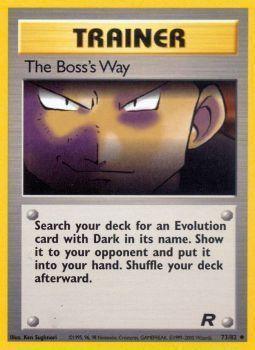 The Boss's Way (73/82) [Team Rocket Unlimited] - for just $0.35! 