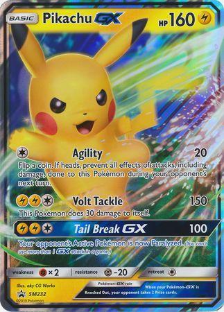 Pikachu GX (SM232) (Jumbo Card) [Sun & Moon: Black Star Promos] - for just $2.90! 