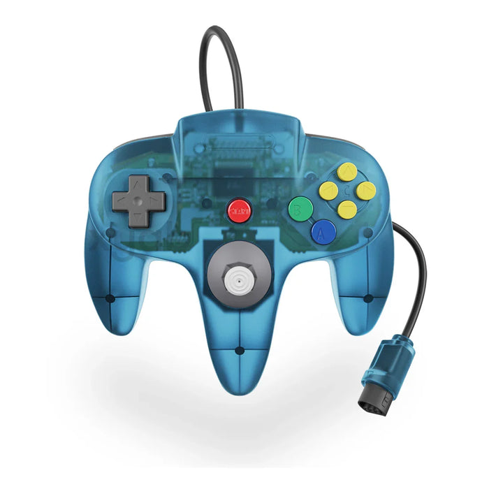 PROTO64 Wired Controller for Nintendo 64 (N64) [Turbo Teal] – Nintendo 64 Accessory (N64) - for just $19.99! 