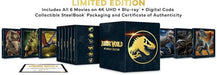 Jurassic World Ultimate Collection - Limited Edition Steelbook (4K Ultra HD + Blu-ray + Digital) - for just $149.99! 