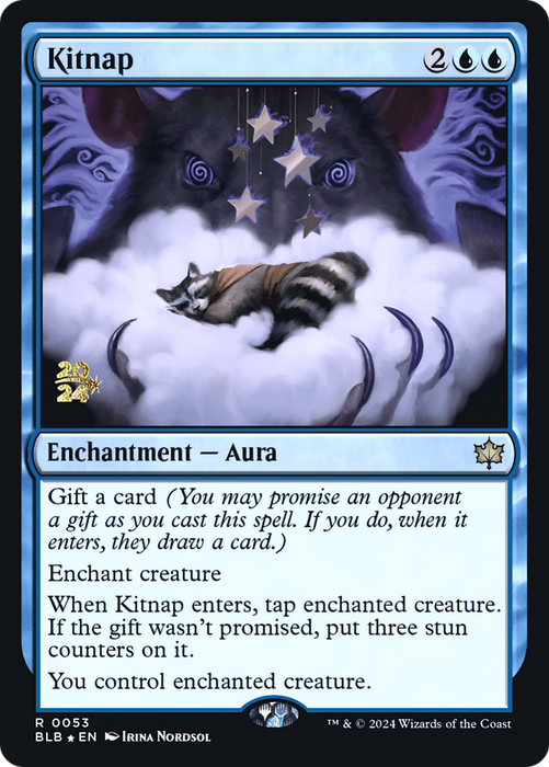 Kitnap (PRE-053) - Bloomburrow Promos Foil - for just $0.11! 